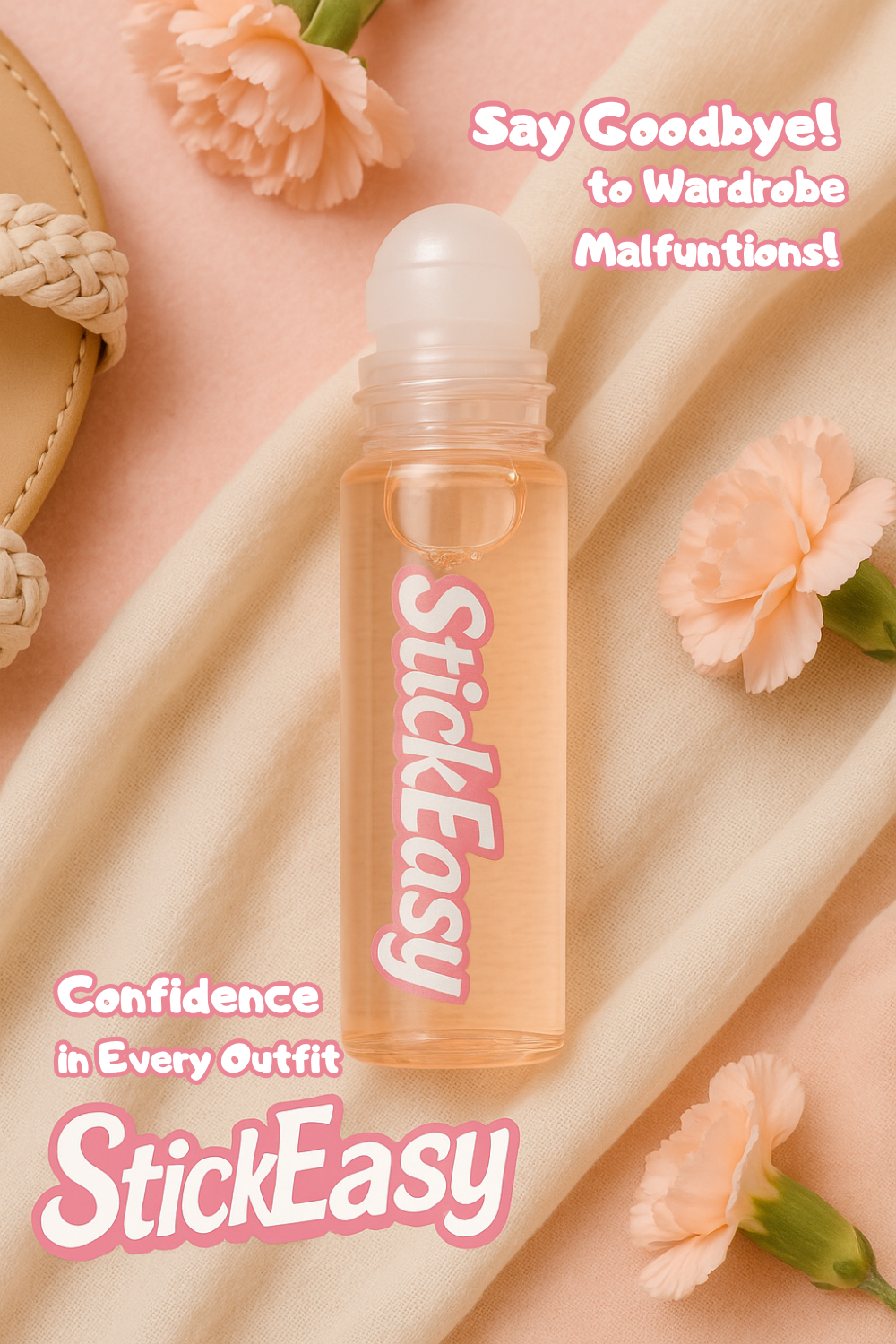 StickEasy™ Roll‑On Body Adhesive