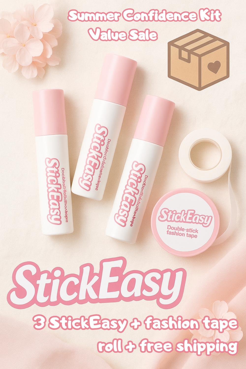 StickEasy™ Roll‑On Body Adhesive